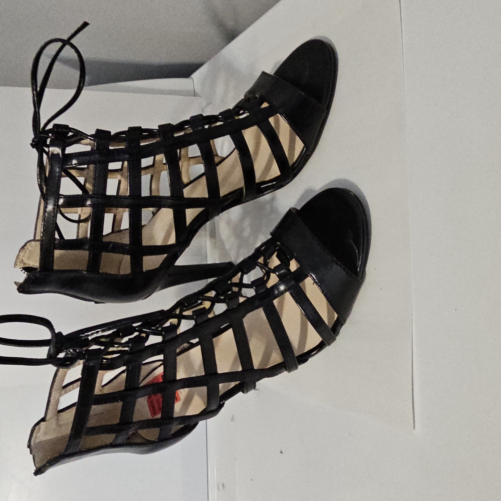Black Gladiator Sandals